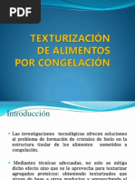 Texturización de Alimentos Por Congelación........