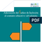 Índice de Inclusión Adaptado Al Contexto Salvadoreño PDF