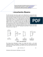 Timoshenko Beams