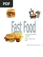 Referat Despre Fast Food