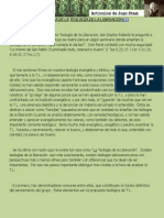 La Propuesta Teológica de La Teología de La Liberación