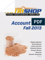 Account Plan: Nutrishop