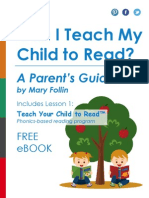 Can I Teach My Child To Read? A Parent's Guide