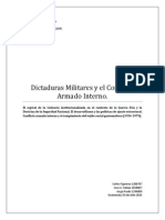 Dictaduras Militares y El Conflicto Armado Interno