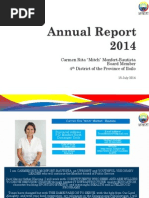 Annual Report 2014 (Board Member Carmen Rita "Mitch" Monfort-Bautista)