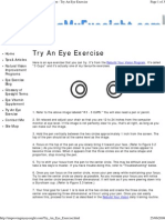 Try An Eye Exercise