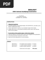 NQE 2008 Biology