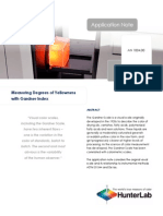 An 1004 Measuihuiouring Degree of Yellowness With Gardner Index