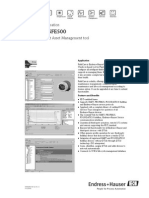 FieldCare SFE500 - Technical Information