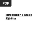 SQL Plus Oracle