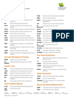 Bloomberg - Investment Banking Cheatsheet