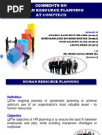 Human Resource MGMT (HR Planning at COMPTECH) - AzlinaBNM (Final)