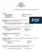 Ub Resume Template 2