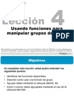 Postgres - Funciones para Manipular Grupo de Datos