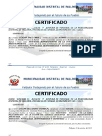 CERTIFICADO Pallpata 2014