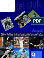 Cricket Quiz II