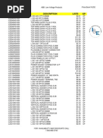 ABB Price Book 518