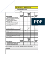 Faculty Feedback Form - ITM University