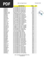 ABB Price Book 592