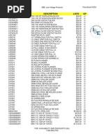 ABB Price Book 600