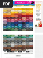 RAL Color Shade Card