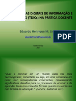 TDICs Na Prática Docente Eduardo Henrique M. Lima