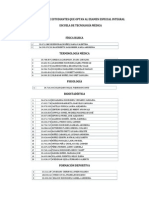 Listado de Estudiantes Que Optan Al Examen Especial Integral