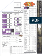 D20 - Star Wars - Darkside Character Sheet