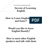 How To Learn English Easily and Faster