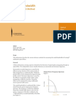 Modal Bandwidth: Measurement Method