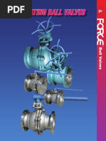 Literature Force Floating Ball Valve Catalog