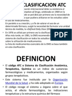 007 - Clasificacion de Medicamentos ATC