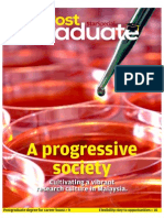 A Progressive Society: Cultivating A Vibrant Research Culture in Malaysia