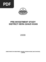 Pre-Investment Study District Dera Ghazi Khan: Directorate of Industries, Punjab, Poonch House, Multan Road, Lahore