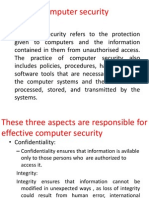 Computer Security: - Definition