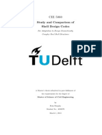 CIE 5060 Study and Comparison of Shell Design Codes