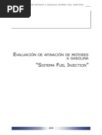 Evaluacion de Fuel Inyection Gasolina Conevyt