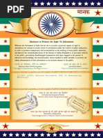 Disclosure To Promote The Right To Information: IS 2967 (1983) : External Micrometer (PGD 25: Engineering Metrology)