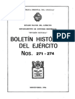 120 Ejercito Uruguayo Boletín Histórico #271 - 274 - Año 1986