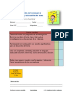 Instrumento de Evaluacin Rubrica Lista de Cotejo y Escala Estimativa