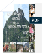 Plan de Desarrollo Municipal Quinchia 2012 2015 Decretado