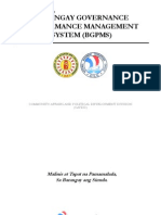 Barangay Governance Performance Management System