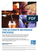 Ultimate Beverage Package Flyer