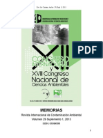 Congreso Nacional de Ciencias Ambientales