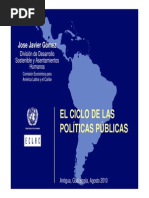 El Ciclo de Las Politicas Publicas