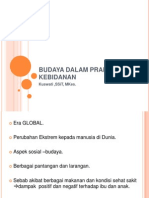 Budaya Dalam Praktek Kebidanan