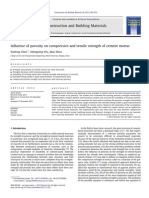 11-Influence of Porosity On Compressive and Tensile Strength of Cement Mortar