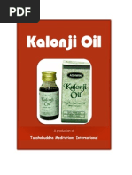 Benefits of Kalonji Oil - The Universal Remedy