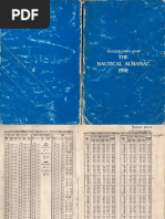 Selected Pages From Nautical Almanac 1992