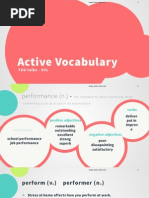 Active Vocabulary: TED Talks - ESL